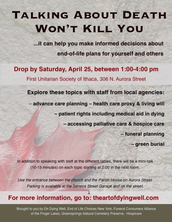 Thumbnail for Talking About Death Won't Kill You